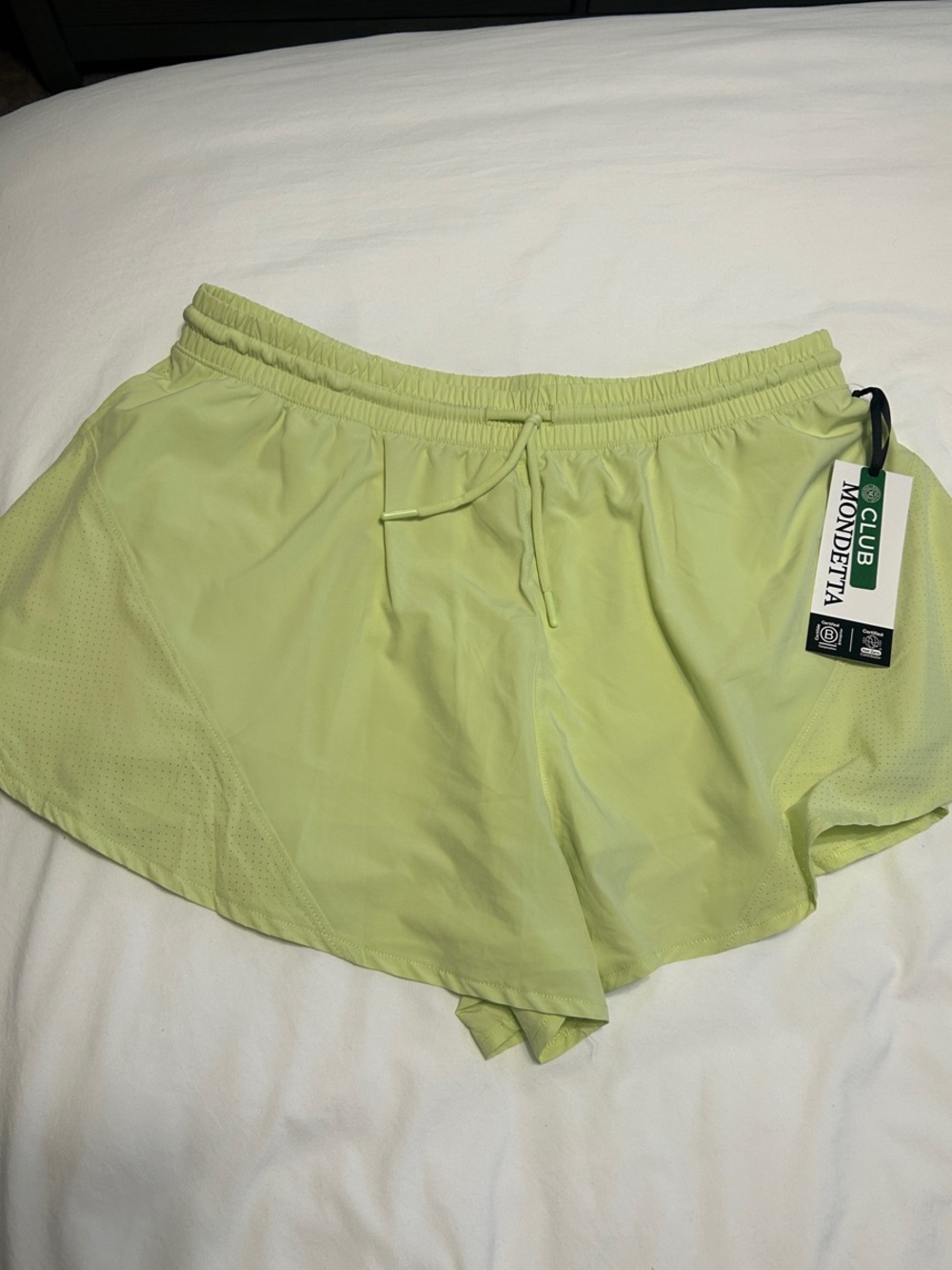 Mondetta Women’s Lime Green Tennis Shorts